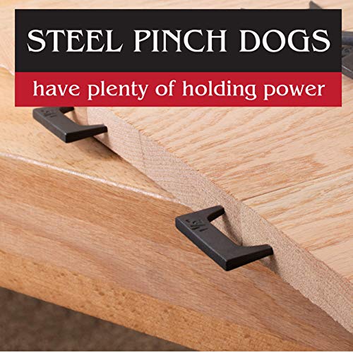 1½ Inch Wide Pinch Dogs Made From Solid Steel And Textured For Better Holding Power (10 Pack Of 1½ Inch Pinch Dogs) #TOP2