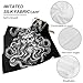 God Hades Mythical Symbols Silk Like Head Scarf for Women Bandana for Hair Wrapping Fashion Accessory Square Hair Scarves 18