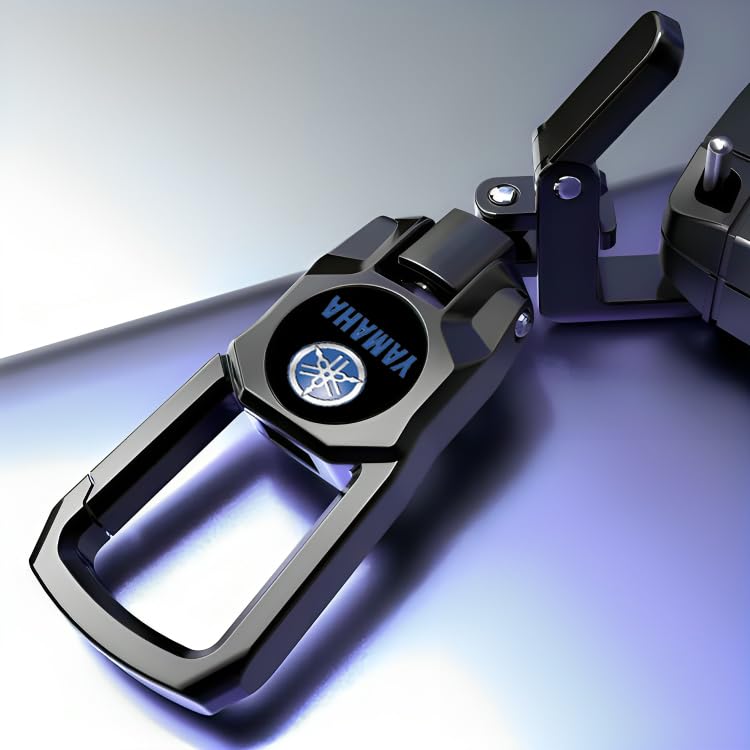 Greenworld Fob Key Heavy Duty Keychain for Yamaha Bike (Blue) - Image 4