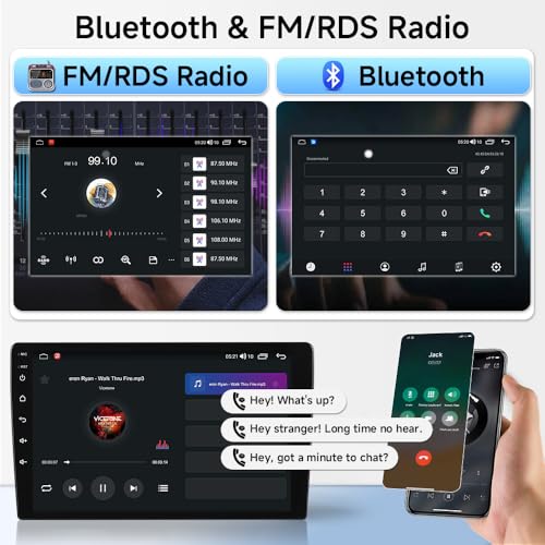 Image of ASURE 8core 4+64G Android 15 Car Stereo Radio for Dodge Journey 2011-2019 | Wireless CarPlay & Android Auto,9 inch 1280x800 HD, Bluetooth 5, WiFi, GPS navigation Head Unit, Plug & Play, SWC, Camera