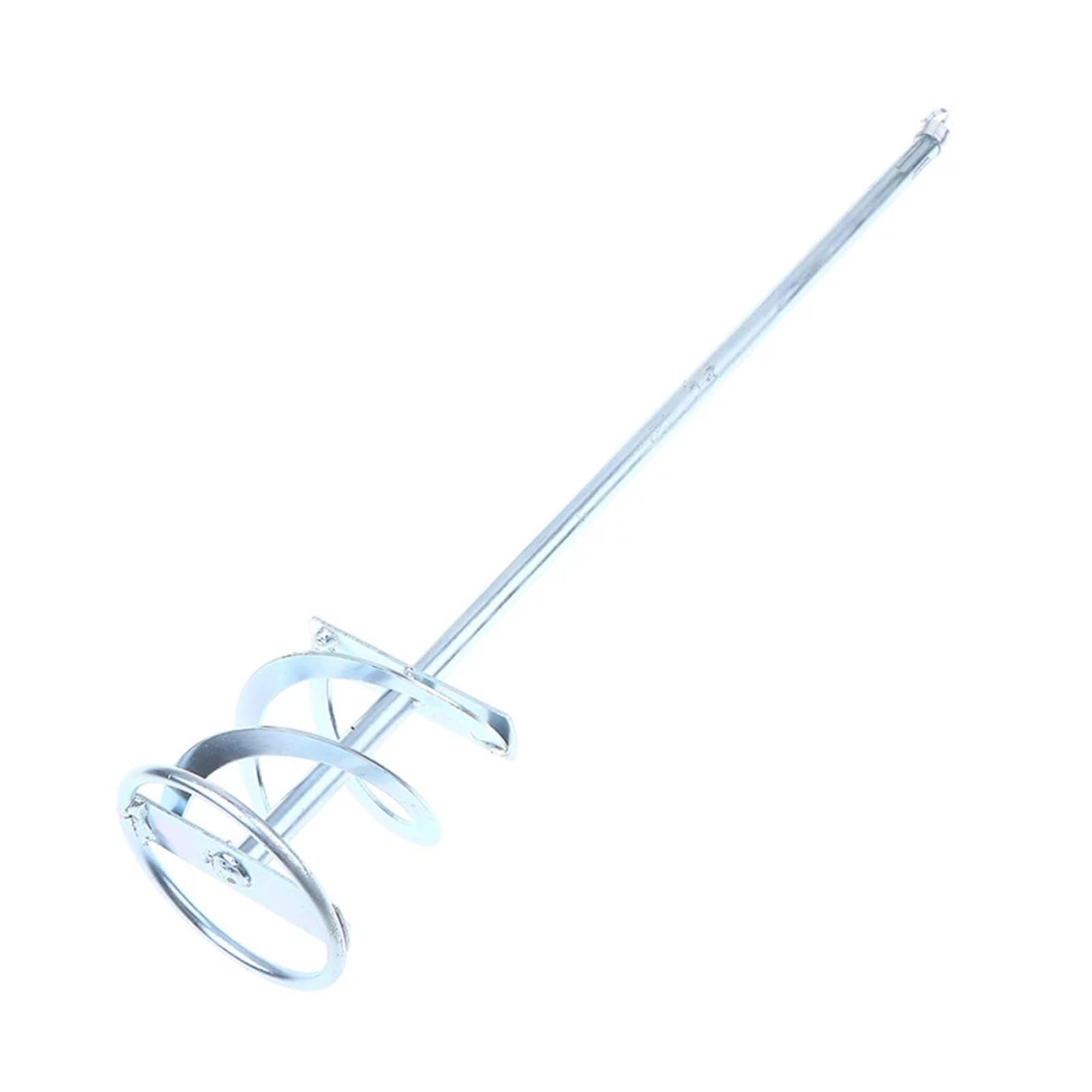 Paleta mezcladora acero Q235 400x80mm para taladro, pintura y cemento | Mezcla sin grumos en cubos de 5 galones. Acero resistente, diseño espiral eficiente.(3pcs)