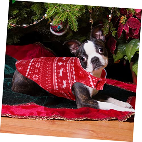 Disfraz navideño para perro doble faz UPKOCH miniatura 5