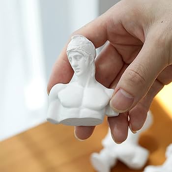 Amazon.co.jp: 石膏像 胸像 置物 北欧風 人物石膏像 モデル 6個