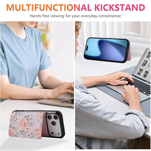 Coque iPhone 17 Pro Max antichoc avec support vidéo et range-carte