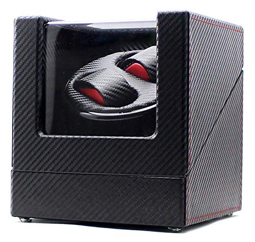 Caja bobinadora de relojes automáticos a batería con doble espacio negro 3