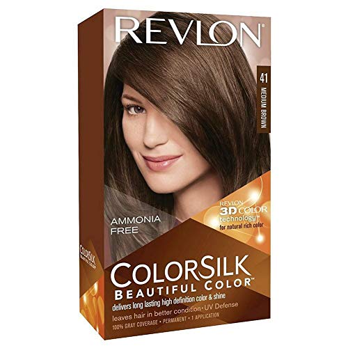 Revlon-ColorSilk-Beautiful-Color-41-Medium-Brown-1-ea-Pack-of-6 Revlon ColorSilk Beautiful Color 41 Medium Brown 1 ea (Pack of 6) - Image 1