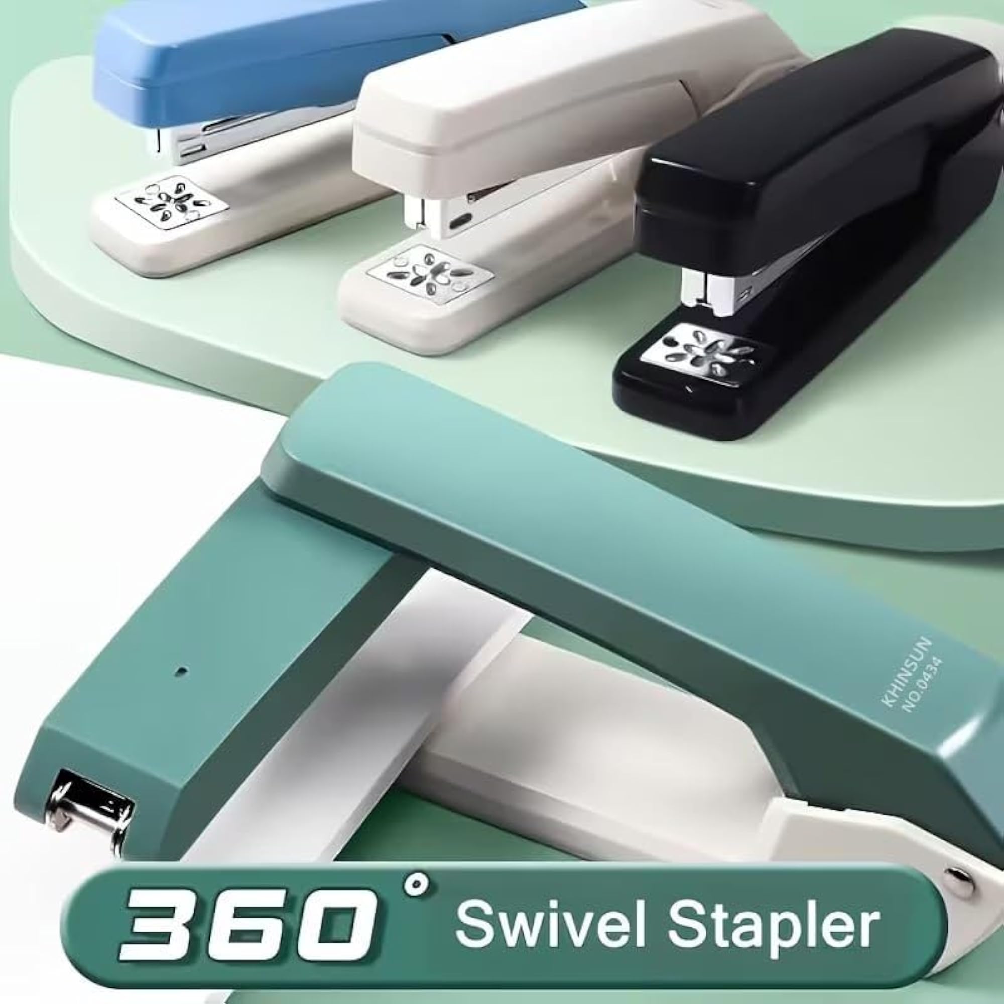 360 Rotatable Desk Stapler with 1000 Staples