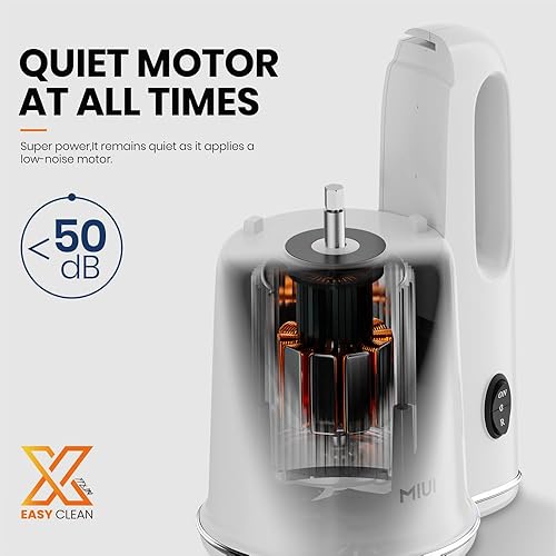 Miniatura 5 de Exprimidor de masticación lenta fácil de limpiar, exprimidor de prensa en frío con filtro de acero inoxidable (FFS6), exprimidor con motor