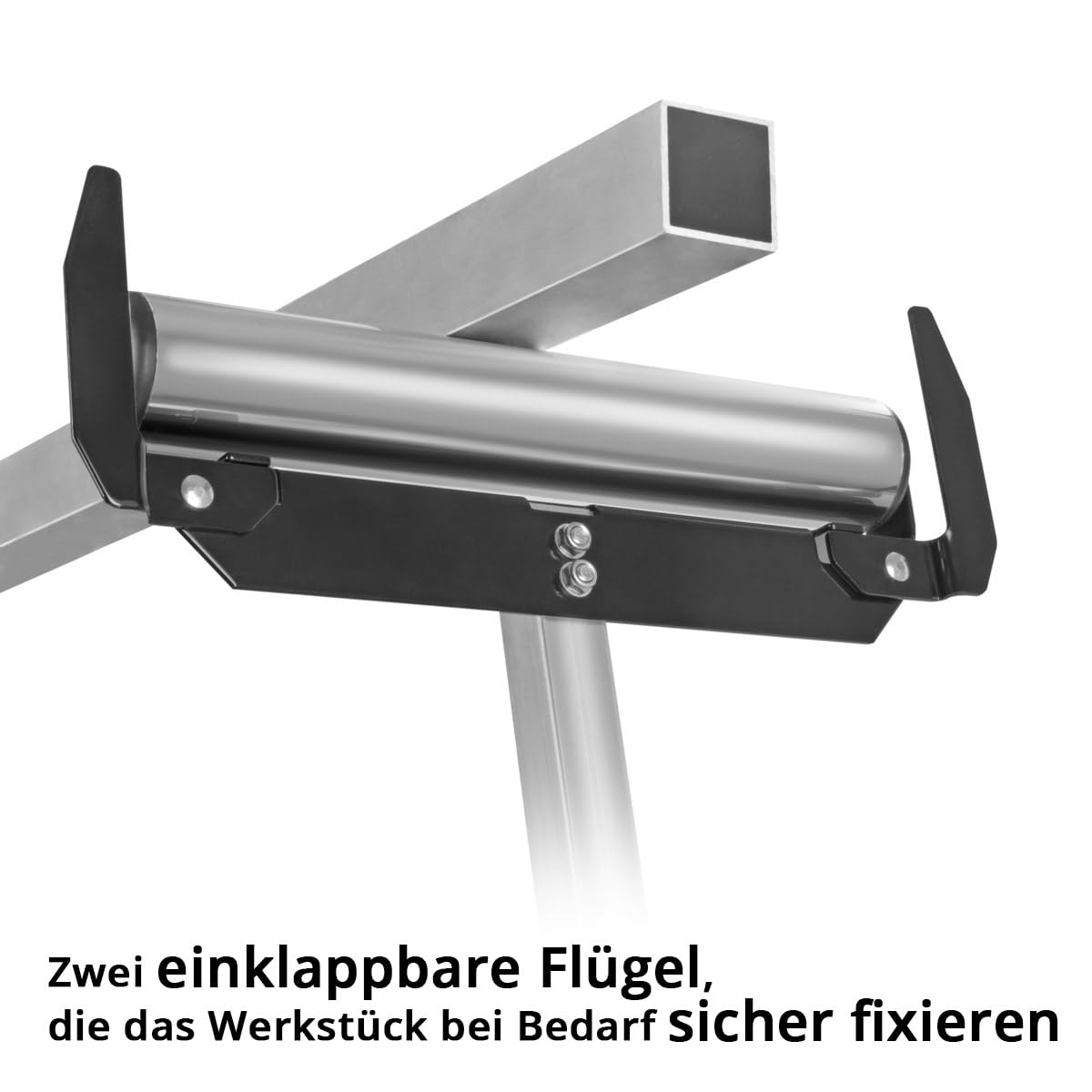 STAHLWERK RB-110 ST - Juego de 2 caballete de trabajo (altura regulable de 720 a 1100 mm, con capacidad de carga de 60 kg y soporte de ruedas)