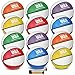 Lenwen 12 Pieces Rubber Basketball Bulk Official Size Basketball with Pump for Game Practice Training Street Ball Sport Gift for Kids Youth Teens Adults Indoor Outdoor Gift Back to School(Size 7)