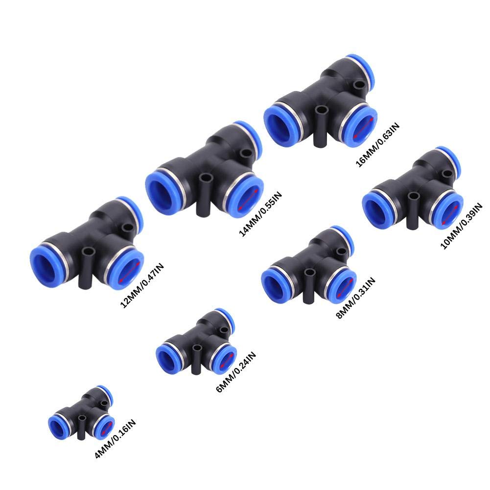 Pneumatic Rotary Coupling PE Series Union Tee Pneumatic Fitting - Air Fittings And PAR Ker Air - View #7