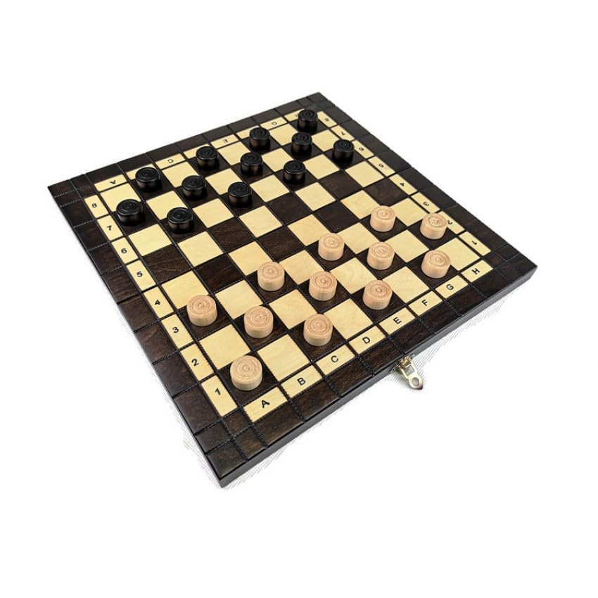 Scacchi olimpici 2 in 1 + dama 35x35 cm