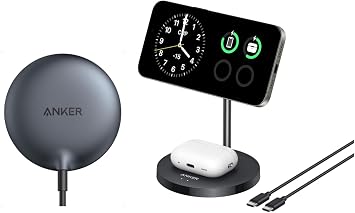 Anker MagSafe Charger Compatible MagGo 2-in-1 Charging Station