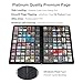 Rayvol Premium 2300 Pockets Card Binder, Large 36-Pocket 2000+ Ringless Trading Card Album - Side Loading UltraSonic-362304 Tech Zip Binder for TCG