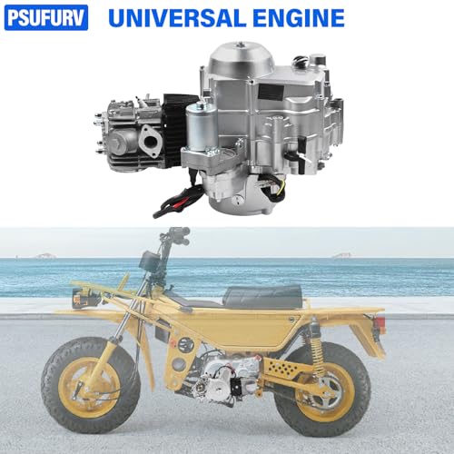 PSUFURV 110CC 4 Stroke Engine Motor Electric Auto Start Single Cylinder 2-Valve Engine Motor with Air Cooled & CFW Auto Transmission Motorcycle Engine for 50cc 70cc 90cc 110cc ATV & Go Karts - Thumbnail 7