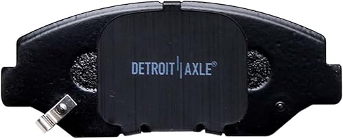 Miniatura 98 de Detroit Axle - Juego de pastillas de freno para Chevy GMC Yukon XL Suburban 1500 Tahoe Avalanche Cadillac Escalade ESV EXT, 4 pastillas de freno