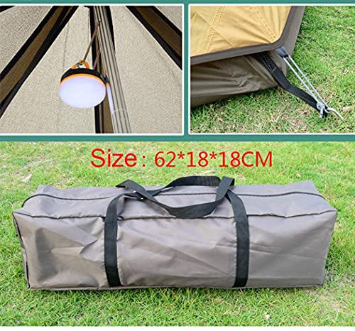 Carpa familiar impermeable doble capa 4 personas 380 cm miniatura 6