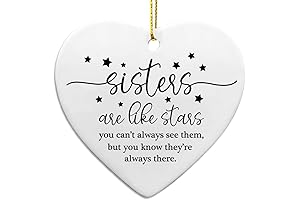 Sisters Are Like Stars Keepsake Best Friend Ornaments