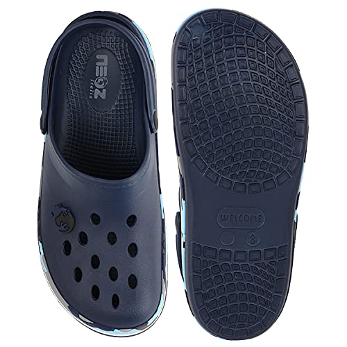 Image of NEOZ Men's Casual Clogs /Sandals with Adjustable Back Strap for Adult | Comfortable & Light Weight | Stylish & Anti-Skid | Waterproof & Daily Flipflops