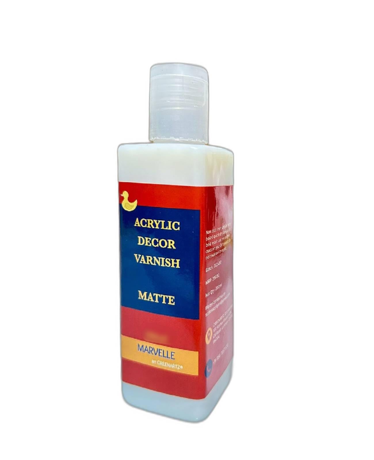 MARVELLE 100ml Matte Varnish for Acrylic Painting Glass Wood Canvas Artwork Protection Any Surface Quick Drying Non Yellowing (B0CY8WZMZH) Amazon Price History, Amazon Price Tracker