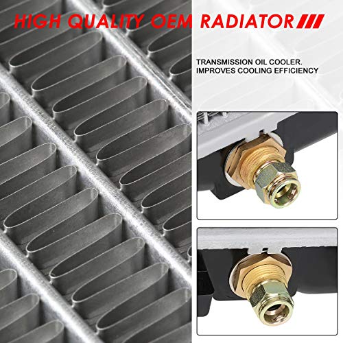 Image of Auto Dynasty 2883 Radiator for 2005-2011 Dodge Dakota Mitsubishi Raider | Factory Style 1-Row Cooling Radiator, Fit 3.7L 4.7L AT MT, Aluminum Core, DPI 2883