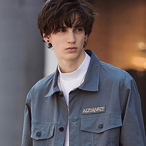 Orazio Black Square Cz Stud Earrings For Men Women Stainless Steel Princess Cut Cubic Zirconia Earring Studs 3Mm-8Mm #TOP2