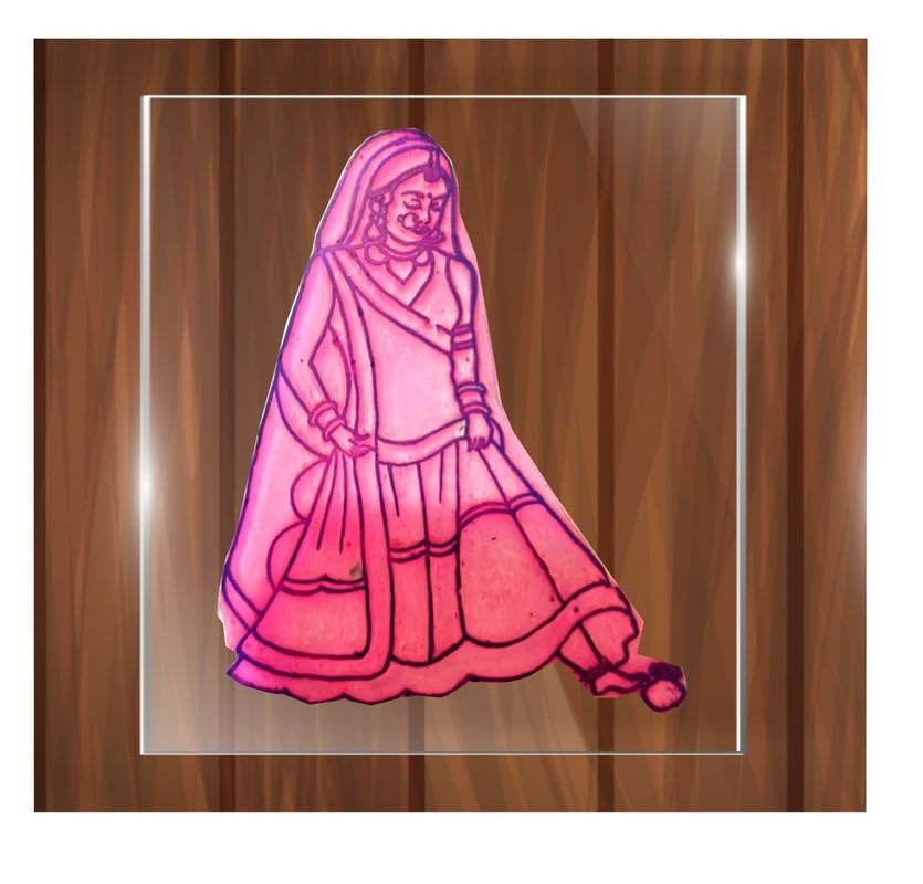 LIPIKA Mehandi Bridle Henna grah pravesh Designs figure stencil Tools for your beautiful moments. It gives you best finishing in short Time (1 Piece : Size: 3x3 Inch)-image-34