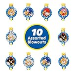 Sonic The Hedgehog Birthday Party Kit - Complete Supplies for 10, Video Game Themed Decorations, Licensed Banner, Plates, Cups, Balloons, Games, and Favors for Kids' Celebration - Image 4
