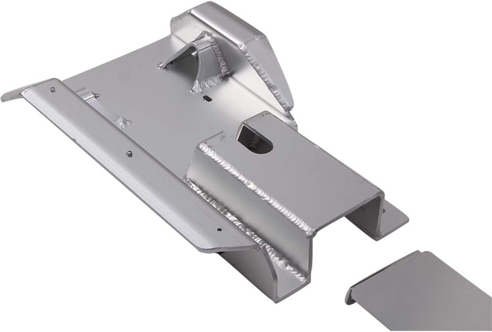 NIXFACE Full Chassis Glide & Swing Arm Skid Plate Gaurd Combo Fit for Yamaha Raptor 700 700R 2006-2012 ATV