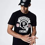 NFL GRAPHIC HELMET TEE OAKRAI BLACK