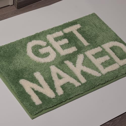 Get Naked Badematte, niedlich, salbeigrün, lustig, rutschfeste...
