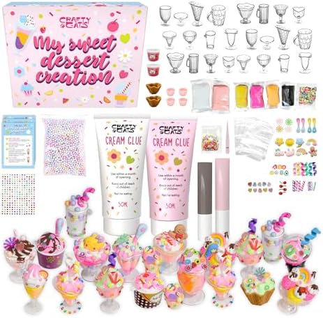 CRAFTY CATS Kit de manualidades Fiesta de Postres 115 piezas Arci...