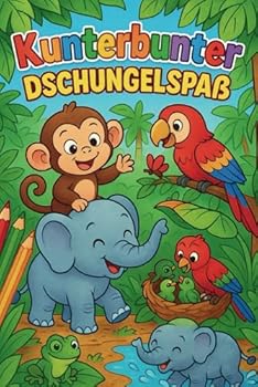 Paperback Kunterbunter Dschungelspaß (German Edition) [German] Book