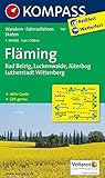 Fläming, Belzig - Luckenwalde, Jüterbog - Lutherstadt Wittenberg: Wandern/Rad. Mit touristischen Hinweisen. 1:50.000. GPS-genau