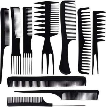 CRIYALE Combo for Professional Hair Styling Plastic Sectioning Crocodile Duckbill Hair Clips Hairdressing Hair Cutting Combs/Dye Brush and Bowl Kit and Apron Sheet Barbers Saloon Use Accessories 3