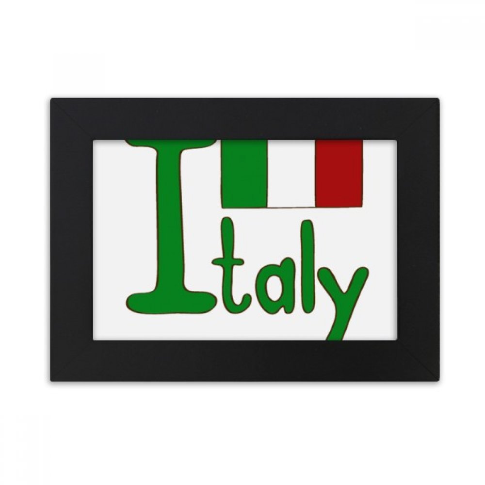 Cadre photo Italie multicolor pour personnaliser votre espace de travail