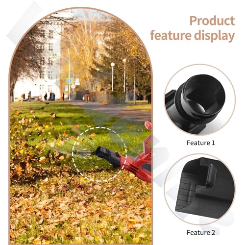Blower Flat Nozzle Vacuum Tubes, Car Drying Nozzle Compatible with Toro Leaf Blower, Leaf Blower Flat Nozzle for 51619 51502 Leaf Collection Blower Bag