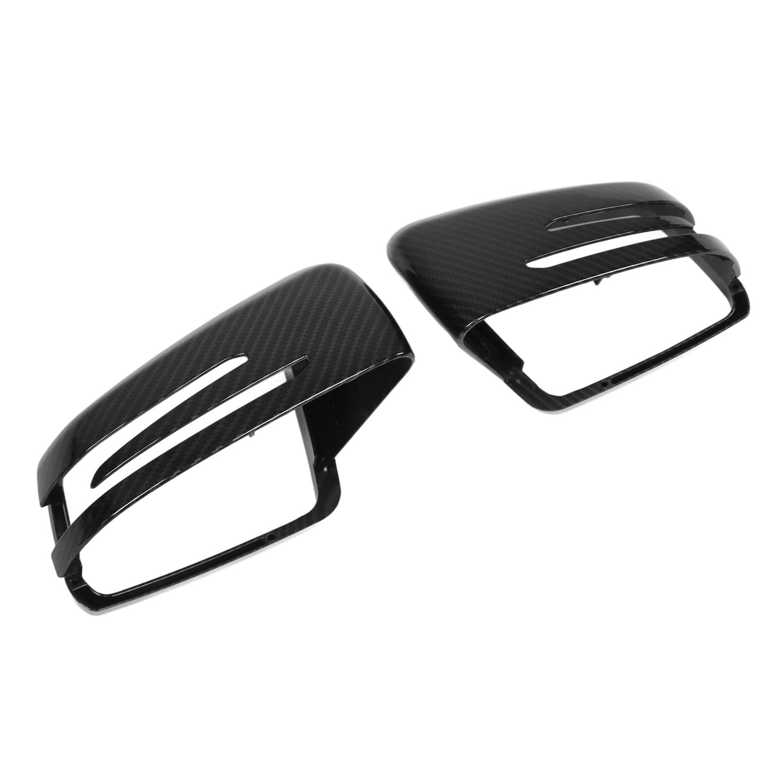 Door Rear View Mirror Cover, Carbon Fiber Style, Fits W176 - View #7