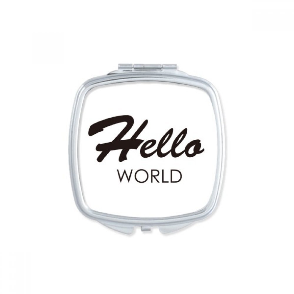 Miroir compact programmeur binaire système portable et mignon pour sac
