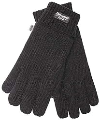 EEM guantes para hombre de lana suave con forro té...: MATERIAL SUAVE: Guantes de punto para hombre fabricados en lana de tacto suave CÁLIDO: el forro 3M Thinsulate en el interior mantiene las manos calientes durante todo el invierno ESTILO: adecuado para muchas ocasiones, ya sea de camino al trabajo, de...