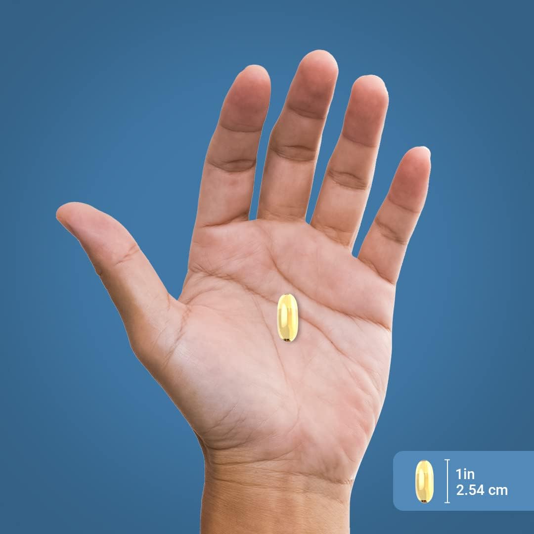 Piping Rock Fish Oil 1200mg | 240 Softgels | Omega 3 Supplement | Lemon Flavor | Non-GMO, Gluten Free