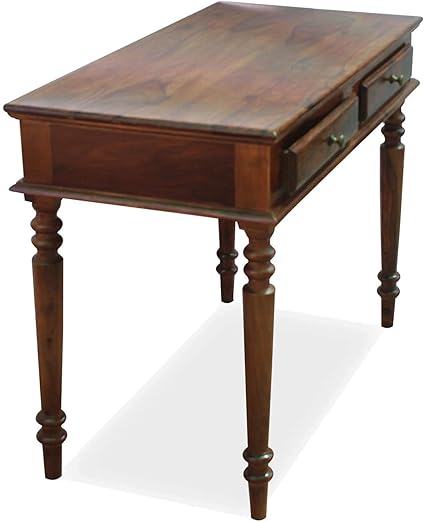 Generic Sheesham Wood Study Desk|Office Desk |Glossy Finish|Honey Brown