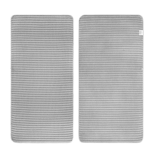 Image of POLYTE 430 GSM Microfiber Oversize Quick Dry Lint Free Bath Towel, 60 x 30 in, 4 Pack (Waffle Weave)