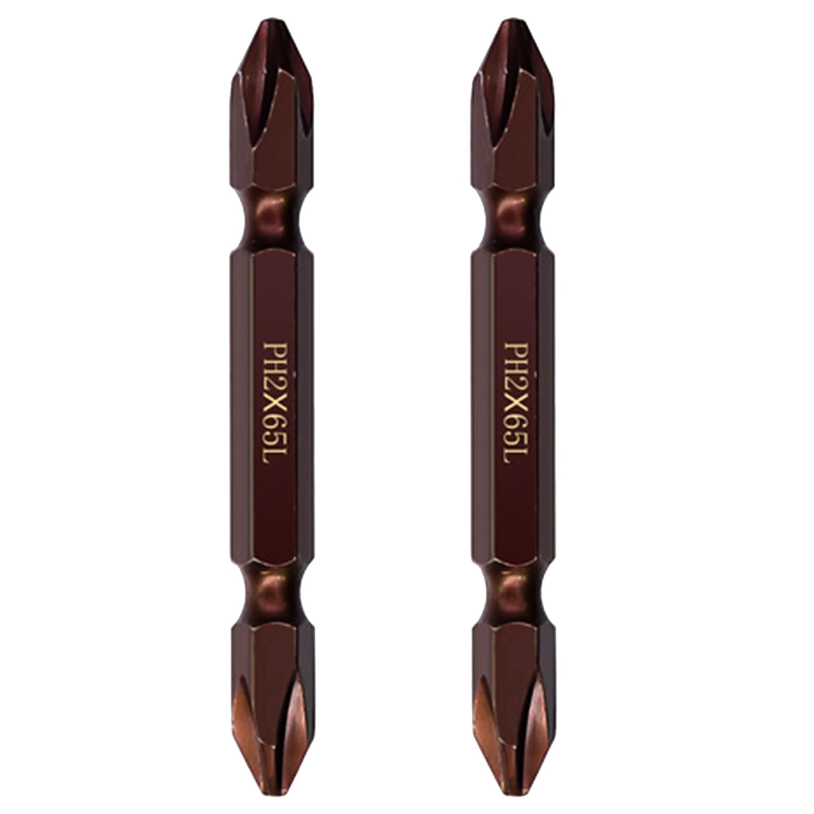 Tsophreniq 65Mm Head Ph2 Crosses Screwdriver Bit 1 / 4In Hexes Shanks Electric Screwdriver 100Mm 150Mm 200Mm 250Mm 300Mm Crosses Head Drill