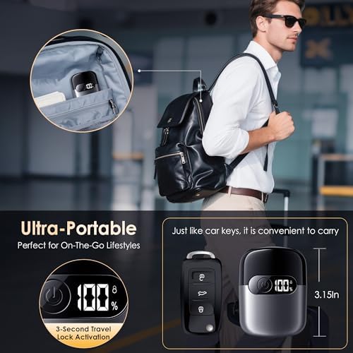 Electric Razor for Men — side view showing full product dimensions