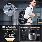 Electric Razor for Men, Foil Shaver and Beard Trimmer for Dry and Wet,Battery LED Display USB-C Fast Charge, IPX7 Waterproof Portable Travel Shaver (Charcoal Black) - Image 5