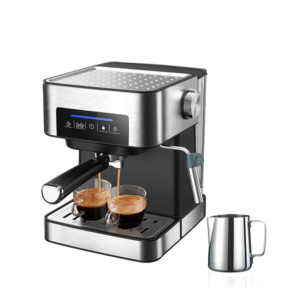 Buy HiBREW 19 bar espresso machine inox case semiautomatic coffee