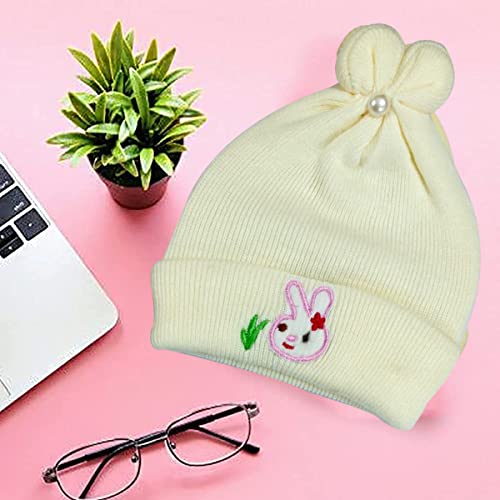 Image of Pack of 2 100% Woolen Cap for New Born Baby | Winter Warm Cap | Baby hat Cap for Winter | Woolen Cap for Baby, Kids