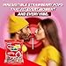 Colombina Bon Bon Bum Strawberry Lollipops Fruit Hard Candy, Individually Wrapped Sweet Strawberry Pops, 24 Count
