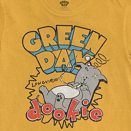 Camiseta Green Day Dookie Longview Band Logo oficial unissex